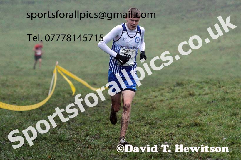 Mens under-17s, NECAA Junior Cross Country Relays, Thornley Farm, Peterlee, Saturday, December 12th. Photo: David T. Hewitson/Sports for All Pics